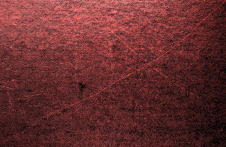 Red Black White Aged Grunge Wall Background. Old Weathered Peeled Painted Plaster Backdrop. Reddish Abstract Antique Cracked Stain Texture Background. Damaged Retro Stucco Scratched Patternの写真素材