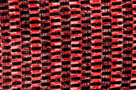 Red Black White Aged Grunge Wall Background. Old Weathered Peeled Painted Plaster Backdrop. Reddish...