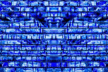 Blue Black White Aged Grunge Wall Background. Navy Old Weathered Peeled Painted Plaster Backdrop. Abstract Antique Cracked Stain Texture Background. Damaged Retro Stucco Scratched Patternの写真素材