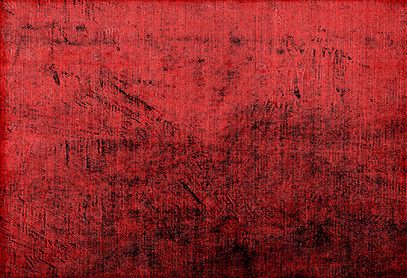 Red Black White Aged Grunge Wall Background. Old Weathered Peeled Painted Plaster Backdrop. Reddish Abstract Antique Cracked Stain Texture Background. Damaged Retro Stucco Scratched Patternの写真素材