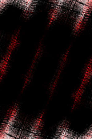 Red Black White Aged Grunge Wall Background. Old Weathered Peeled Painted Plaster Backdrop. Reddish Abstract Antique Cracked Stain Texture Background. Damaged Retro Stucco Scratched Patternの写真素材