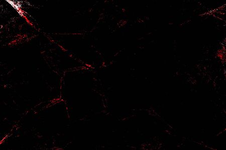 Red Black White Aged Grunge Wall Background. Old Weathered Peeled Painted Plaster Backdrop. Reddish Abstract Antique Cracked Stain Texture Background. Damaged Retro Stucco Scratched Patternの写真素材