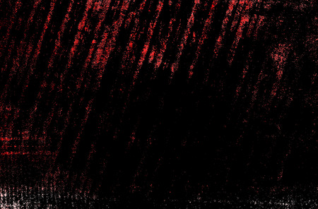 Red Black White Aged Grunge Wall Background. Old Weathered Peeled Painted Plaster Backdrop. Reddish...