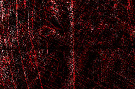 Red Black White Aged Grunge Wall Background. Old Weathered Peeled Painted Plaster Backdrop. Reddish Abstract Antique Cracked Stain Texture Background. Damaged Retro Stucco Scratched Patternの写真素材