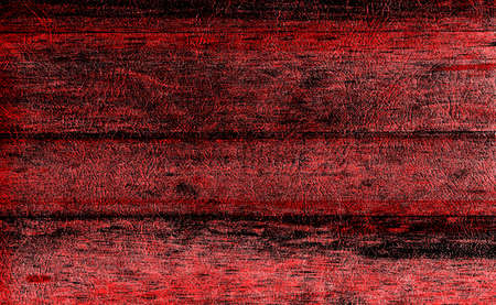 Red Black White Aged Grunge Wall Background. Old Weathered Peeled Painted Plaster Backdrop. Reddish...