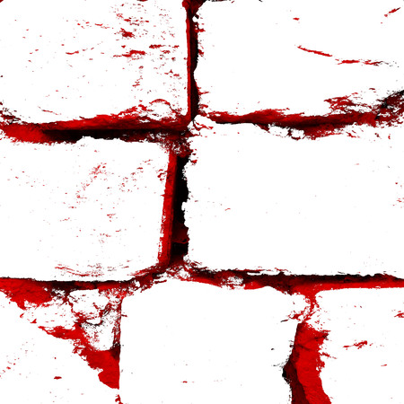 Red Black White Aged Grunge Wall Background. Old Weathered Peeled Painted Plaster Backdrop. Reddish Abstract Antique Cracked Stain Texture Background. Damaged Retro Stucco Scratched Patternの写真素材