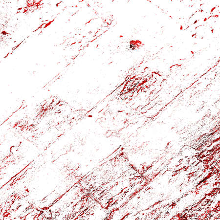 Red Black White Aged Grunge Wall Background. Old Weathered Peeled Painted Plaster Backdrop. Reddish Abstract Antique Cracked Stain Texture Background. Damaged Retro Stucco Scratched Patternの写真素材