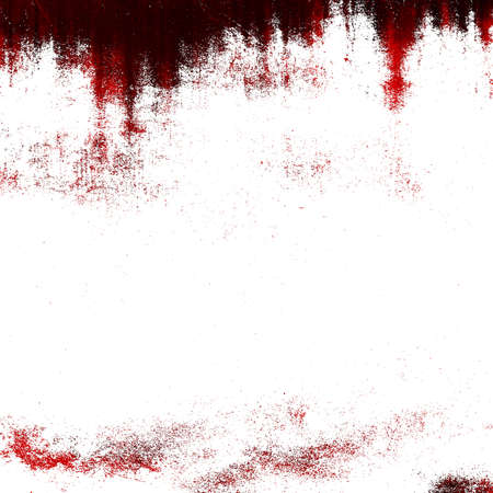 Red Black White Aged Grunge Wall Background. Old Weathered Peeled Painted Plaster Backdrop. Reddish Abstract Antique Cracked Stain Texture Background. Damaged Retro Stucco Scratched Patternの写真素材