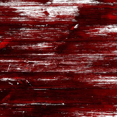 Red Black White Aged Grunge Wall Background. Old Weathered Peeled Painted Plaster Backdrop. Reddish Abstract Antique Cracked Stain Texture Background. Damaged Retro Stucco Scratched Patternの写真素材