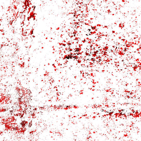 Red Black White Aged Grunge Wall Background. Old Weathered Peeled Painted Plaster Backdrop. Reddish Abstract Antique Cracked Stain Texture Background. Damaged Retro Stucco Scratched Patternの写真素材