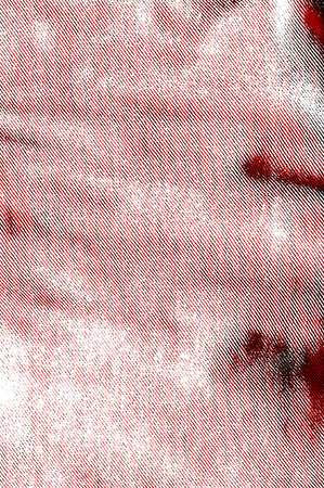 Red Black White Aged Grunge Wall Background. Old Weathered Peeled Painted Plaster Backdrop. Reddish Abstract Antique Cracked Stain Texture Background. Damaged Retro Stucco Scratched Patternの写真素材