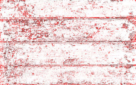 Red Black White Aged Grunge Wall Background. Old Weathered Peeled Painted Plaster Backdrop. Reddish Abstract Antique Cracked Stain Texture Background. Damaged Retro Stucco Scratched Patternの写真素材