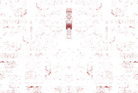 Red Black White Aged Grunge Wall Background. Old Weathered Peeled Painted Plaster Backdrop. Reddish...