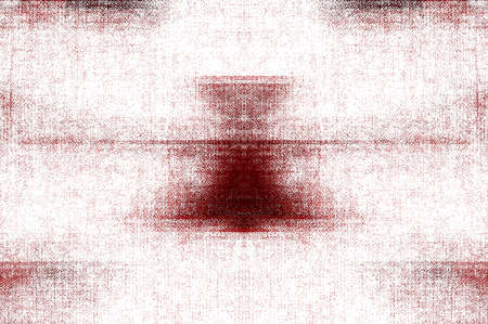 Red Black White Aged Grunge Wall Background. Old Weathered Peeled Painted Plaster Backdrop. Reddish...