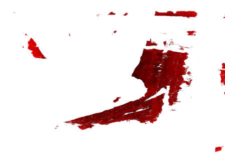 Red Black White Aged Grunge Wall Background. Old Weathered Peeled Painted Plaster Backdrop. Reddish Abstract Antique Cracked Stain Texture Background. Damaged Retro Stucco Scratched Patternの写真素材