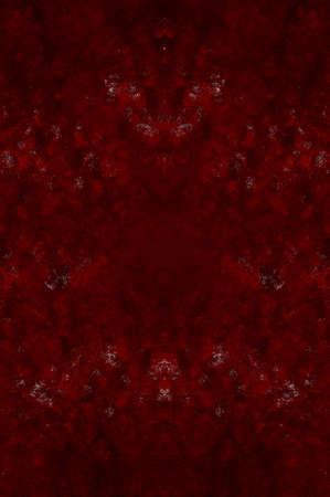 Red Black White Aged Grunge Wall Background. Old Weathered Peeled Painted Plaster Backdrop. Reddish Abstract Antique Cracked Stain Texture Background. Damaged Retro Stucco Scratched Patternの写真素材