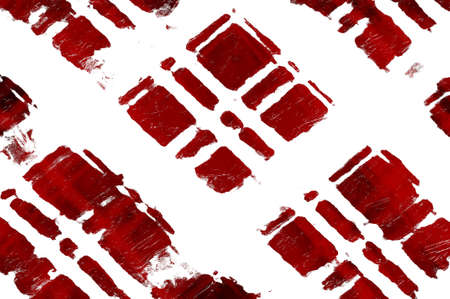 Red Black White Aged Grunge Wall Background. Old Weathered Peeled Painted Plaster Backdrop. Reddish Abstract Antique Cracked Stain Texture Background. Damaged Retro Stucco Scratched Patternの写真素材