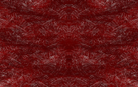 Red Black White Aged Grunge Wall Background. Old Weathered Peeled Painted Plaster Backdrop. Reddish Abstract Antique Cracked Stain Texture Background. Damaged Retro Stucco Scratched Patternの写真素材