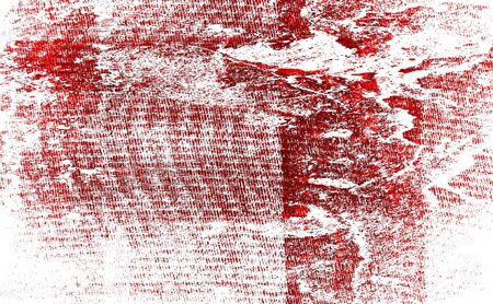 Red Black White Aged Grunge Wall Background. Old Weathered Peeled Painted Plaster Backdrop. Reddish Abstract Antique Cracked Stain Texture Background. Damaged Retro Stucco Scratched Patternの写真素材