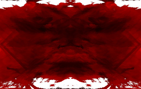 Red Black White Aged Grunge Wall Background. Old Weathered Peeled Painted Plaster Backdrop. Reddish Abstract Antique Cracked Stain Texture Background. Damaged Retro Stucco Scratched Patternの写真素材