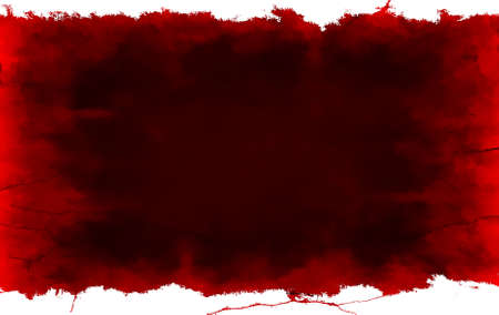 Red Black White Aged Grunge Wall Background. Old Weathered Peeled Painted Plaster Backdrop. Reddish...