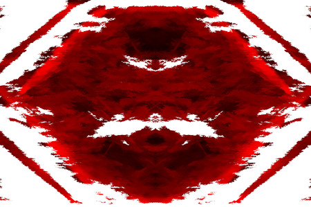 Red Black White Aged Grunge Wall Background. Old Weathered Peeled Painted Plaster Backdrop. Reddish Abstract Antique Cracked Stain Texture Background. Damaged Retro Stucco Scratched Patternの写真素材