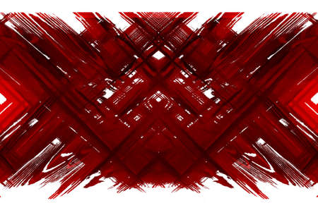 Red Black White Aged Grunge Wall Background. Old Weathered Peeled Painted Plaster Backdrop. Reddish Abstract Antique Cracked Stain Texture Background. Damaged Retro Stucco Scratched Patternの写真素材