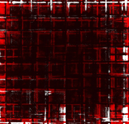 Red Black White Aged Grunge Wall Background. Old Weathered Peeled Painted Plaster Backdrop. Reddish Abstract Antique Cracked Stain Texture Background. Damaged Retro Stucco Scratched Patternの写真素材