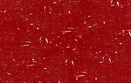 Red Black White Aged Grunge Wall Background. Old Weathered Peeled Painted Plaster Backdrop. Reddish...