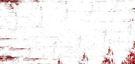 Red Black White Aged Grunge Wall Background. Old Weathered Peeled Painted Plaster Backdrop. Reddish Abstract Antique Cracked Stain Texture Background. Damaged Retro Stucco Scratched Patternの写真素材