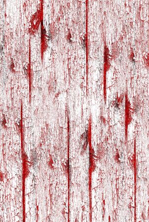 Red Black White Aged Grunge Wall Background. Old Weathered Peeled Painted Plaster Backdrop. Reddish Abstract Antique Cracked Stain Texture Background. Damaged Retro Stucco Scratched Patternの写真素材