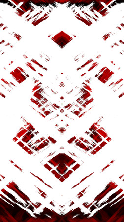 Red Black White Aged Grunge Wall Background. Old Weathered Peeled Painted Plaster Backdrop. Reddish Abstract Antique Cracked Stain Texture Background. Damaged Retro Stucco Scratched Patternの写真素材