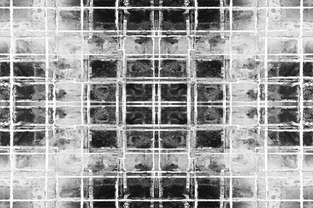 Black and white monochrome old grunge vintage weathered background abstract antique texture with...