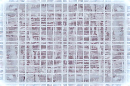 Old Color Grunge Painted Plaster Stucco Wall Vintage Weathered Frame With Abstract Antique Cracked Scratched Texture And Retro Pattern. Empty Space For Image Or Text. Squareの写真素材