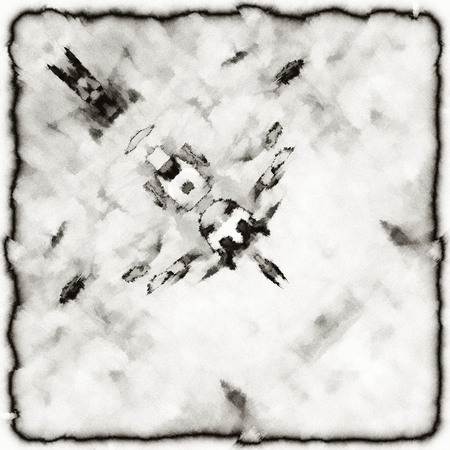 monochrome aged black and white textureの写真素材
