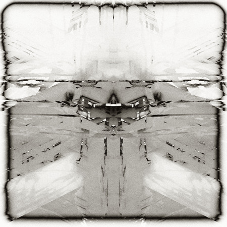 monochrome aged black and white textureの写真素材