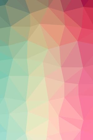 Abstract Low-Poly Triangular Modern Geometric Background. Colorful Polygonal Mosaic Pattern...