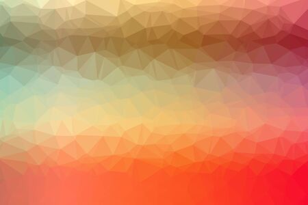 Abstract Low-Poly Triangular Modern Geometric Background. Colorful Polygonal Mosaic Pattern...
