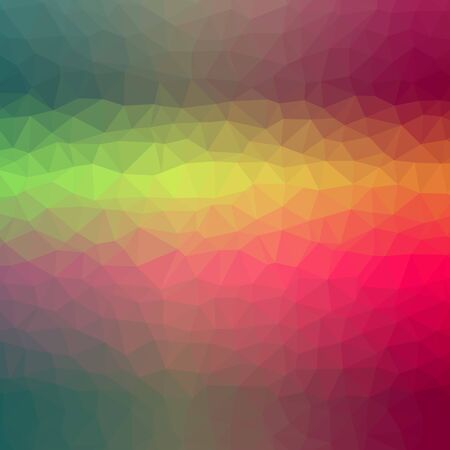 Abstract Low-Poly Triangular Modern Geometric Background. Colorful Polygonal Mosaic Pattern...