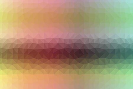 Abstract Low-Poly Triangular Modern Geometric Background. Colorful Polygonal Mosaic Pattern...
