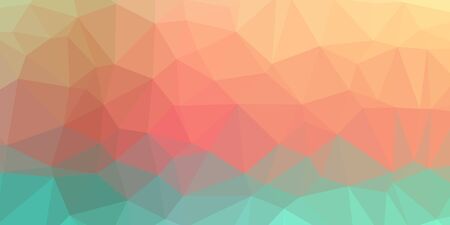 Abstract Low-Poly Triangular Modern Geometric Background. Colorful Polygonal Mosaic Pattern...
