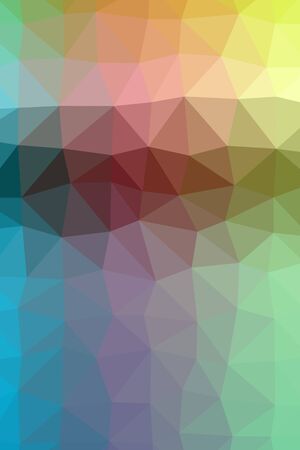 Abstract Low-Poly Triangular Modern Geometric Background. Colorful Polygonal Mosaic Pattern Template. Repeating Routine With Triangles. Origami Style With Gradient. Futuristic Design Backdropの写真素材