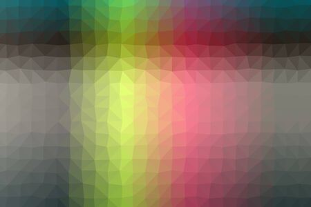 Abstract Low-Poly Triangular Modern Geometric Background. Colorful Polygonal Mosaic Pattern...