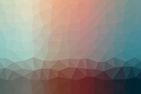 Abstract Low-Poly Triangular Modern Geometric Background. Colorful Polygonal Mosaic Pattern...
