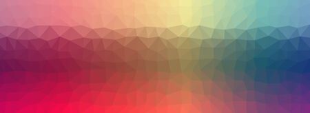 Abstract Low-Poly Triangular Modern Geometric Background. Colorful Polygonal Mosaic Pattern...