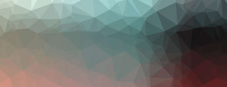 Abstract Low-Poly Triangular Modern Geometric Background. Colorful Polygonal Mosaic Pattern...
