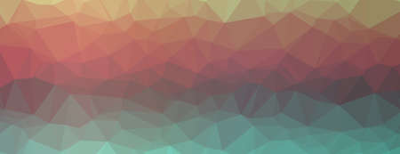 Abstract Low-Poly Triangular Modern Geometric Background. Colorful Polygonal Mosaic Pattern...