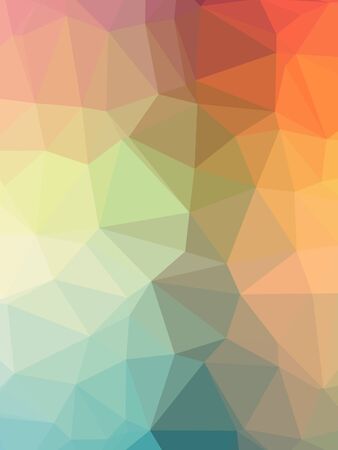 Abstract Low-Poly Triangular Modern Geometric Background. Colorful Polygonal Mosaic Pattern Template. Repeating Routine With Triangles. Origami Style With Gradient. Futuristic Design Backdropの写真素材