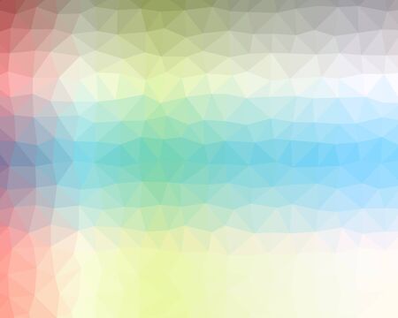 Abstract Low-Poly Triangular Modern Geometric Background. Colorful Polygonal Mosaic Pattern...
