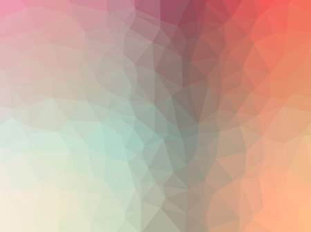 Abstract Low-Poly Triangular Modern Geometric Background. Colorful Polygonal Mosaic Pattern...